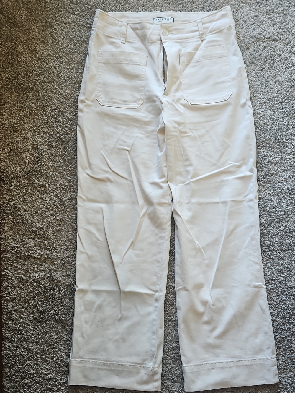 Bagatelle Off-White Women’s Wide-Leg Pants